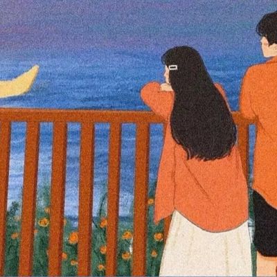 2026热门微信一对两张手绘情头