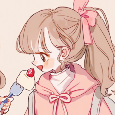 可爱软萌风高清动漫闺蜜头像一对两张