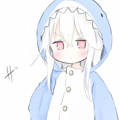 超治愈蓝色系动漫女头