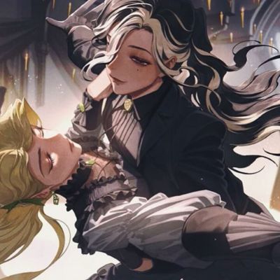 高质感一对两张气质手绘动漫情头