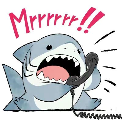 超萌可爱鲨鱼卡通头像