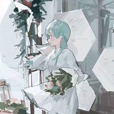 氛围感魅力手绘动漫女头