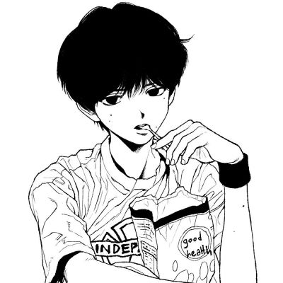 动漫帅哥男头ins男生手绘图片