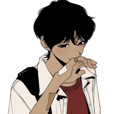 动漫帅哥男头ins男生手绘图片