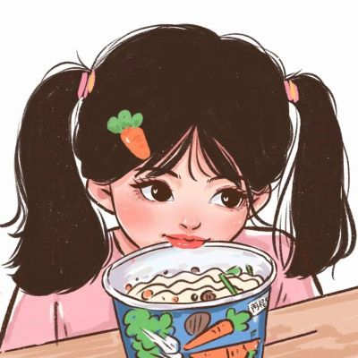 ins精致女头动漫手绘高清图片