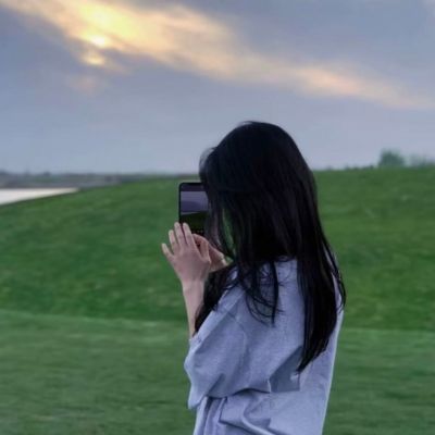 温柔意境女头氛围感ins简约小众图片