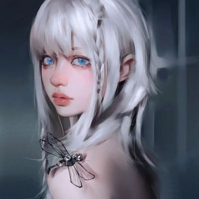 绝美头像女手绘唯美
