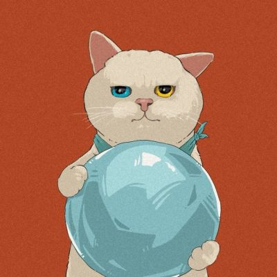 搞笑猫猫情侣手绘一左一右头像图片