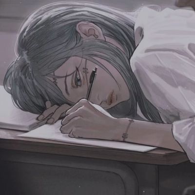 文艺丧气满满的动漫头像