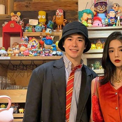 情侣头像2张一对学生真人