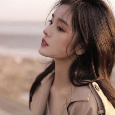 女生头像唯美侧脸清纯