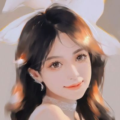 绝美头像女手绘唯美