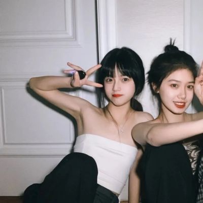 高质量ins闺蜜头像图片