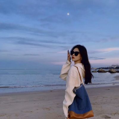 温柔意境女头氛围感ins简约小众图片