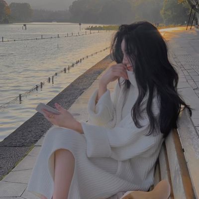 温柔意境女头氛围感ins简约小众图片