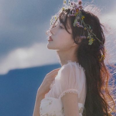 女生头像唯美侧脸清纯