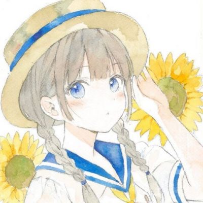 向日葵微信头像女生动漫