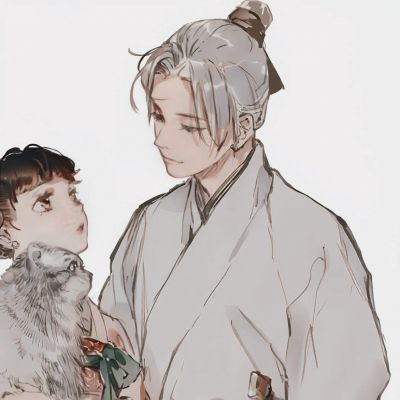 古风复古耐看小众情侣头像图片