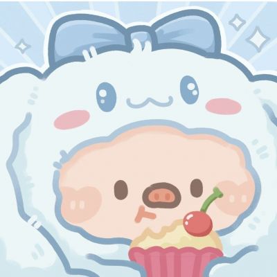 Q版猪猪可爱手绘头像图片