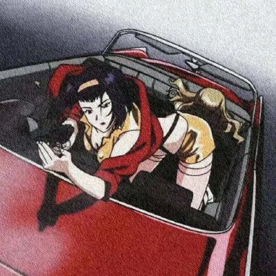 女生动漫头像持枪