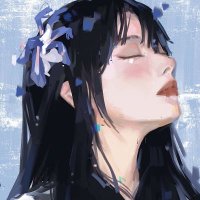 神仙女生手绘头像
