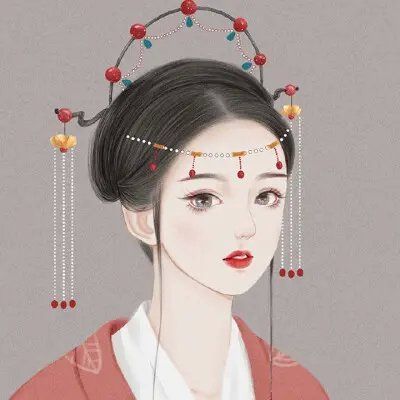 2025女生古风动漫头像图片