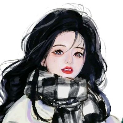 清纯动漫手绘女头像图片