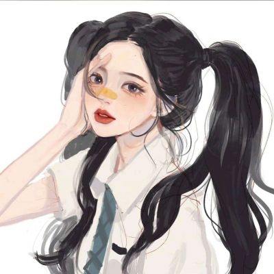 清纯动漫手绘女头像图片