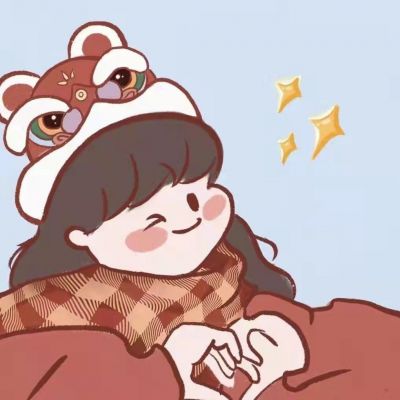 新年头像2025情侣抖音最火可爱卡通图片