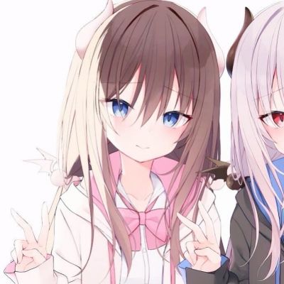 2025年动漫头像闺蜜女生双人图片