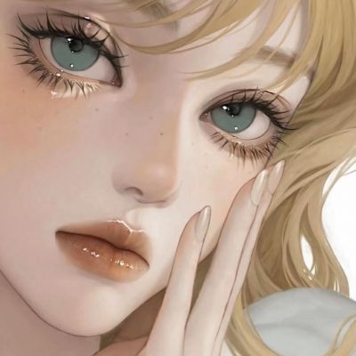 女生手绘高级动漫头像图片