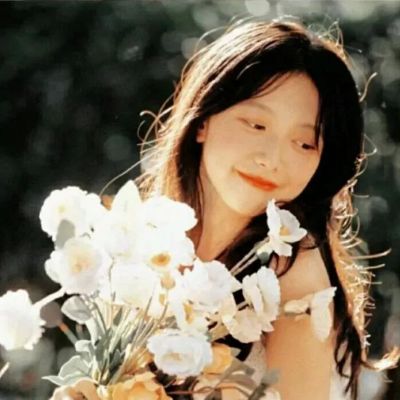 女生真人仙气头像小清新温柔图片