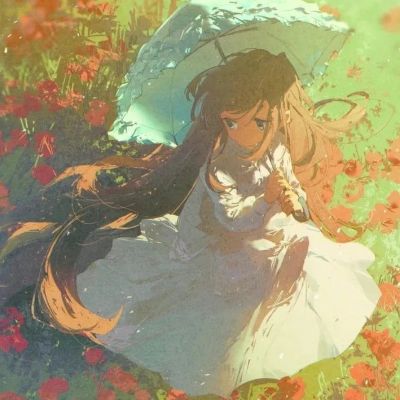 森系女生头像动漫鲜花系图片