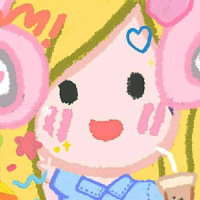呆萌傻傻的可爱动漫女头图片