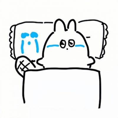 卡通可爱哭泣头像图片