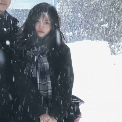 冬季氛围感真人情侣头像图片