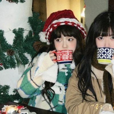 冬款女生闺蜜头像