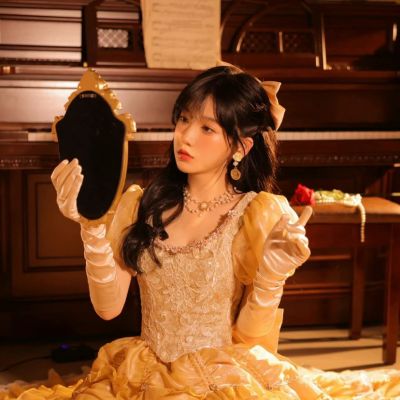 公主系真人头像图片
