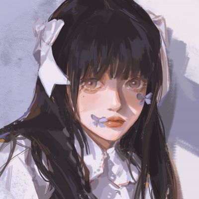 神仙女生手绘头像