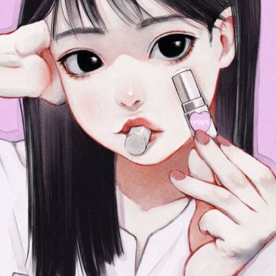 优质女生手绘插画头像