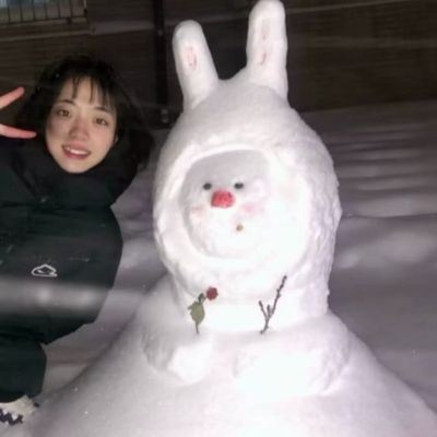 冬季氛围感真人情侣头像图片