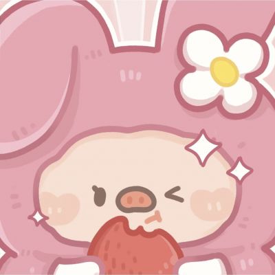Q版猪猪可爱手绘头像图片