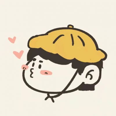 情侣头像两人卡通可爱一男一女图片