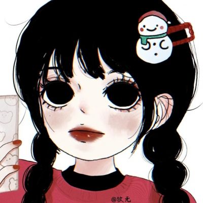 微信手绘女头像卡通动漫