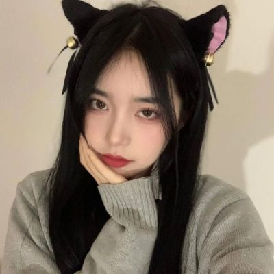 女生真人头像图片近脸