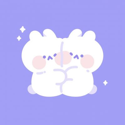 卡通兔子星座可爱头像图片