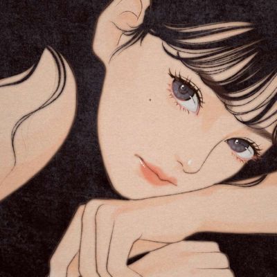 绝绝子头像手绘温柔文艺高清图片