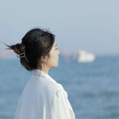 氛围感真人头像女小众
