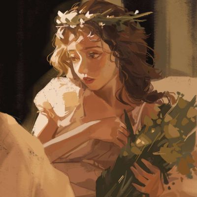 质感丧系伤感手绘女头