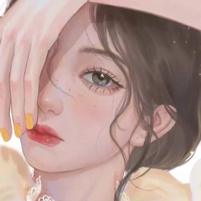 绝绝子头像动漫手绘女生高清图片